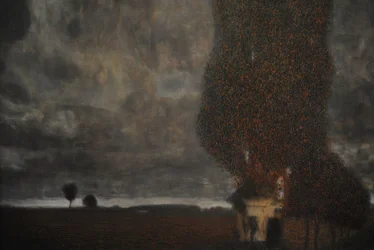 Nærmende tordenvejr (Den store poppel II), 1903. Leopold Museum. Wien, Østrig.